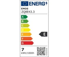 Emos LED bulb Classic MR16 / GU10 / 7 W (60 W) / 806 lm / neutral baltas 3pcs