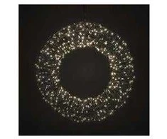Emos LED Christmas wreath - 480 LEDs, indoor and outdoor, warm baltas