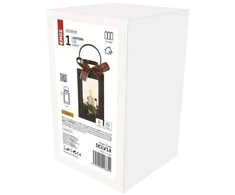 Emos LED decoration - Christmas lantern with candle