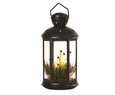 Emos LED decoration - Christmas lantern with candles