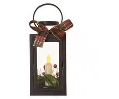 Emos LED decoration - Christmas lantern with candle