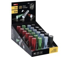 Emos LED rankinis metalinis žibintuvėlis P3848A, 50 lm, 3× AAA, 1 vnt., dėžutėje
