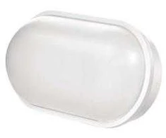 Sieninis šviestuvas Emos LED luminaire QARI, oval baltas 20W neutral baltas, IP65