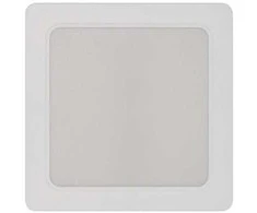 Emos LED luminaire RUBIC, square, 18W neutral baltas