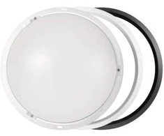 Lubinis šviestuvas Emos LED luminaire ZURI, round juodas/baltas 14W warm baltas