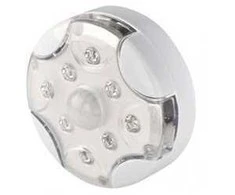 Sieninis šviestuvas Emos LED night light P3310K with motion sensor on 3× AA