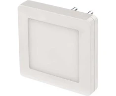 Sieninis šviestuvas Emos Emos P3316 LED naktinė lempa 230 V lizdui su jutikliu