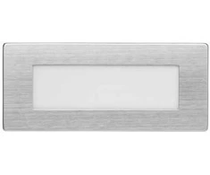 Emos LED orientation recessed luminaire AMAL 123×53, 1,5W tep. baltas, IP65