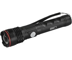 Emos Žibintuvėlis LED pakraunamas USB-C 600lm 3 režimai 100/50/25% hermetiškas Emos P3116 aliuminio juoda alternatyva 3x R03 AAA baterijomis