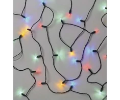 Emos LED Christmas chain - traditional, 26,85 m, indoor and outdoor, multicolor
