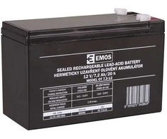 Emos Nereikalaujantis priežiūros 12 V 7,2 Ah faston 4,7 mm švino rūgšties akumuliatorius