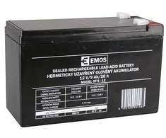 Emos Akumuliatorius 12V/9Ah juodas