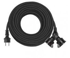 „Emos“ ilgintuvas „Emos P0603“ 2 lizdai 20 m 3 × 1,5 mm guma