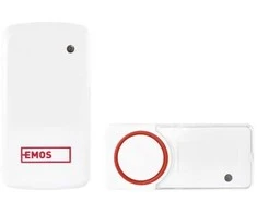 Emos Bevielis durų skambutis AC 1 skambutis 1 mygtukas