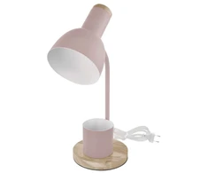 EMOS POPPY Table Lamp for E27 Bulb, Rožinė