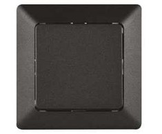 Emos Push-button switch 1/0, anthracite