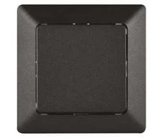 Emos Push-button switch 1/0, anthracite