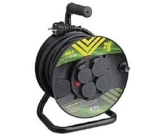 Emos Rubber extension cable - drum 4 sockets 25m