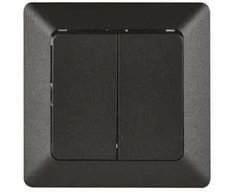 Emos Serial switch No. 5, anthracite