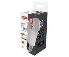 „Emos GoSmart“ LED lemputė A60 / E27 / 11 W / 1050 lm / RGB / Reguliuojama šviesa / „Zigbee“ / ZQZ515R