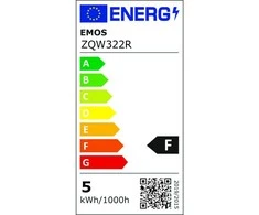 Lemputė LED E14, 230V, 4,8W, 470lm, 2700K - 6500K, RGB, išmanioji Wi-Fi, valdoma programėle, TUYA / Smart Life, EMOS