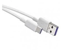 Emos USB-A 2.0 / USB-C 2.0 charging/data cable, 1.5 m, baltas