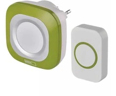 36 melodijų belaidis skambutis su mygtuku Emos IP44/230V/150m