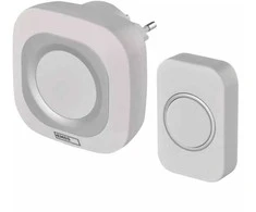 36 melodijų belaidis skambutis su mygtuku Emos IP44/230V/180m