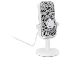 ENDORFY Solum Voice S Onyx Streaming baltas kondensatorinis mikrofonas |USB