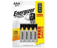 Energizer Alkaline Power - AAA/4 pcs micro bulb - 3 1 free