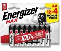 Energizer Alkaline Power - Pieštukas AA 12+4 free