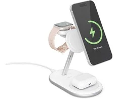 „Epico 3in1 MagSafe“ įkrovimo stovas – „iPhone“ įkrovimas 15W – Baltas