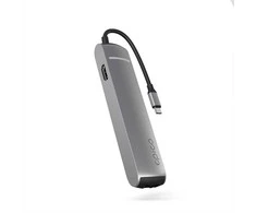 Epico 6in1 Slim Hub 8K su USB-C jungtimi - pilkas kosminis