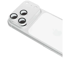 Epico Aluminum Anti-Reflective Lens &amp; Island Protector for iPhone 18 Pro Max with Easy Application - Sidabrinis