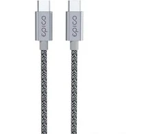 Epico Braided USB-C to USB-C Cable 1.2m - Kosminė pilka