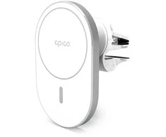 Epico Eclipse belaidis automobilio įkrovimo padėklas su Magsafe sidabru