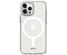 Dėklas Epico Hero cover for iPhone 12 / 12 Pro with MagSafe mounting support - transparent