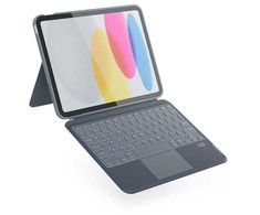 EPICO Keyboard with case for Apple iPad 10,2" - Juodas/pilkas