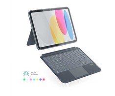 EPICO Keyboard with case for Apple iPad 10,2" - Juodas/pilkas