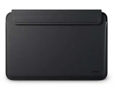 EPICO Leather case for Apple MacBook Pro 16" - juodas