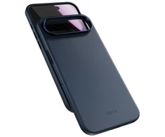 „Epico Leather Pro Mag+“ dėklas, skirtas „iPhone Air“, suderinamam su „Qi2“ ir „MagSafe“, mėlynas