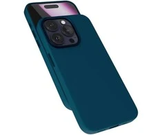 Dėklas Epico Mag+ Pro silikoninis apsauginis dangtelis su MagSafe, skirtas Apple iPhone 16 Pro mėlynai