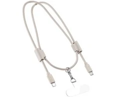 Epico phone lanyard with USB-C to USB-C cable