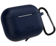 Epico silicone dėklas with carabiner | AirPods Pro 3 | dark mėlynas | safety carabiner
