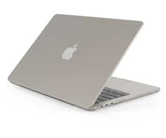 Epico Slim Shell, skirtas Macbook Air 13" 2018/2020 (A1932/A2179/M1 Air A2337) – matinis skaidrus