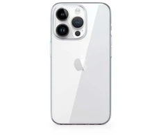 Epico Twiggy blizgus iPhone 15 Plus dėklas – skaidrus