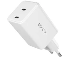 „Epico UltraBoost EA45“ 45 W GaN greitasis įkroviklis iš tinklo - baltas