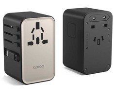„Epico UltraBoost EU70 70W GaN“ universalus kelioninis adapteris, titanas