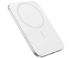 Epico UltraPack Slim 3000mAh aliuminio Mag+ wireless powerbank EM31b | sidabrinis