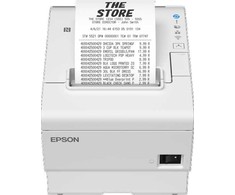 Epson TM-T88VII (151): USB, Tinklinis, Fixed Interface, PS, Baltas, Thermal, POS spausdintuvas, 180 x 180 DPI, 500 mm/sec, 1.41 x 3.39 mm, Text, Graphic, Barcode, 2D barcode